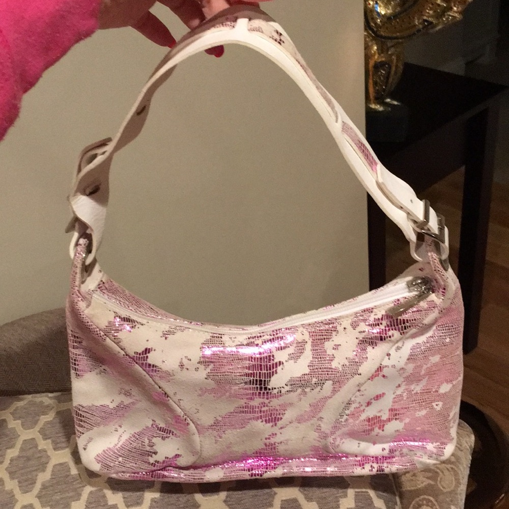 Italian suede leather bag